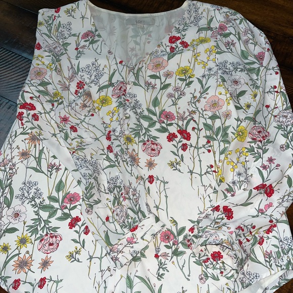 Loft Floral Blouse - Picture 6 of 15